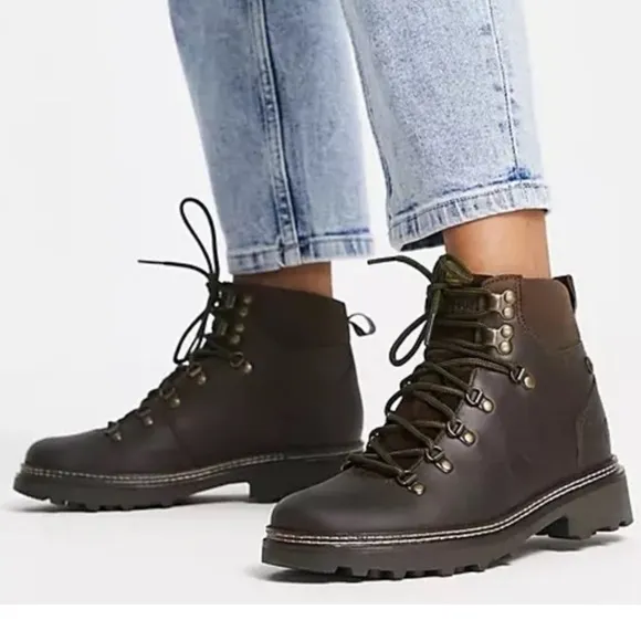 New ▶️ Barbour ◀️ Belgrave Bootie Brown. Womens US 8 Size 6 (measured insoles )