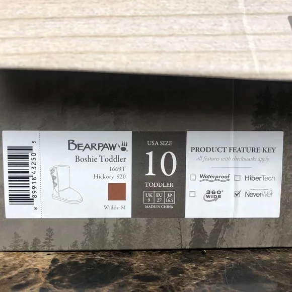 NEW BEARPAW Toddler Girls Boshie Boots