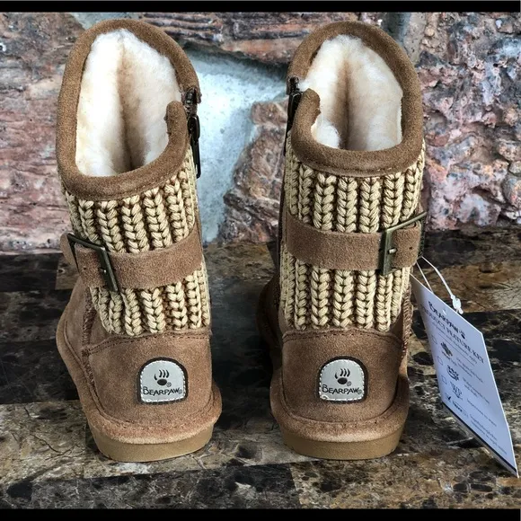 NEW BEARPAW Toddler Girls Boshie Boots