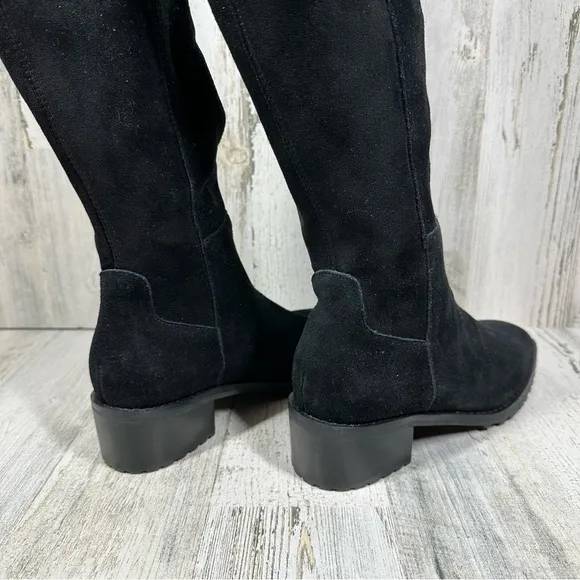 NEW Blondo Sierra Black Suede Leather Waterproof Over the Knee Boots #1295