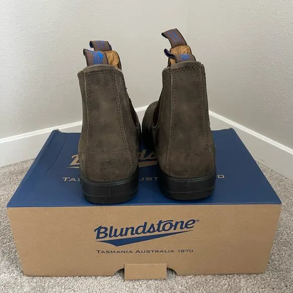 New Blundstone Rustic Brown 584 Thermal Leather Chelsea Boots (Size AU 5.5)