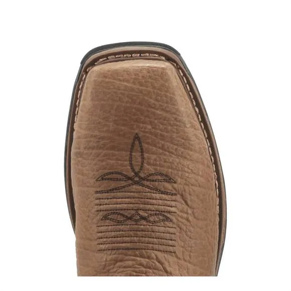 NEW DAN POST. men's comp-toe waterproof hurricane storms eye work boot in brown/