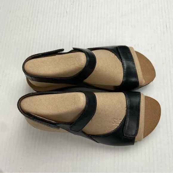 NEW Dansko Ronda Waxy Burnished Sandals Women's EU36/US 5.5-6 Black