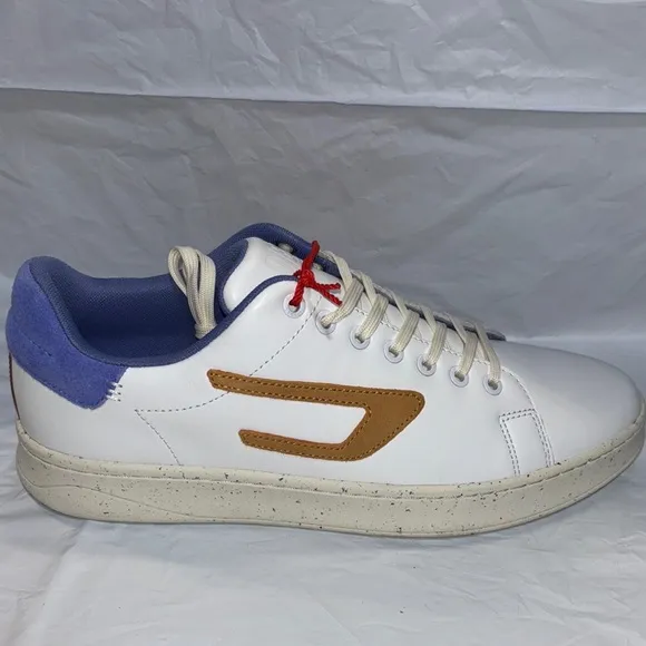 NEW DIESEL Men's S-Athene Low Leather Sneakers Size 10.5
