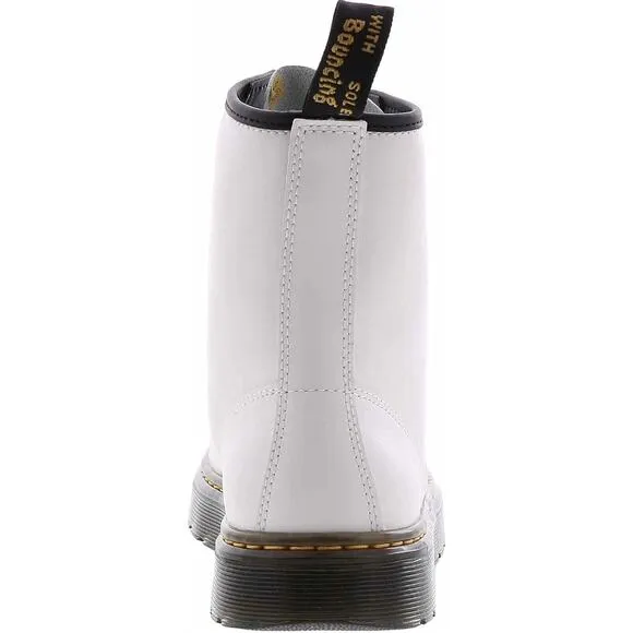 NEW Doc Martens Zavala Leather Combat Boots Women’s Size 7 White Air Cushioned