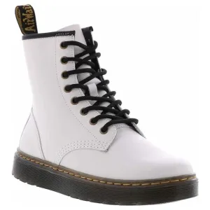 NEW Doc Martens Zavala Leather Combat Boots Women’s Size 7 White Air Cushioned