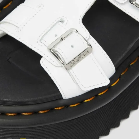 New Dr. Martens Giavanna Platform Gladiator White Leather 7US