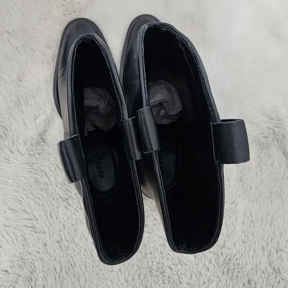 NEW Everlane The Outlaw Elegant Black Leather Ankle Boots