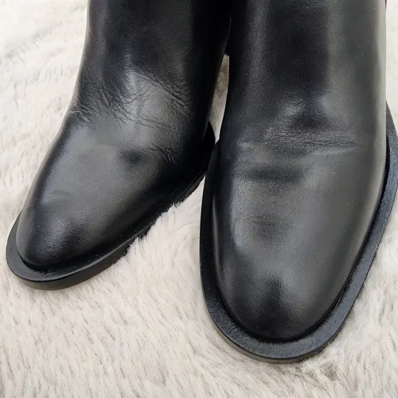 NEW Everlane The Outlaw Elegant Black Leather Ankle Boots