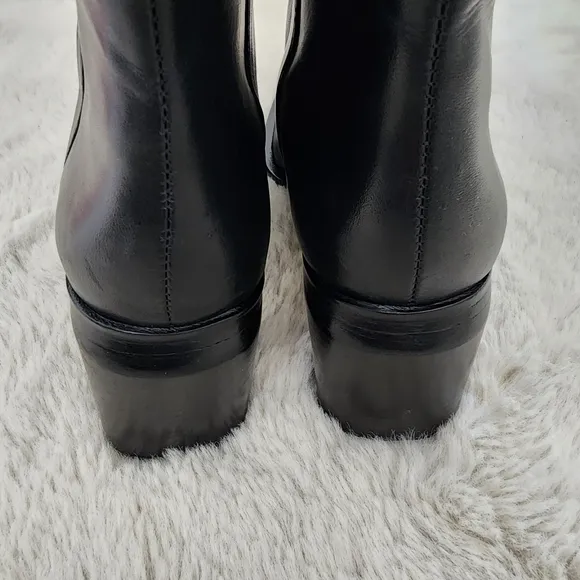 NEW Everlane The Outlaw Elegant Black Leather Ankle Boots