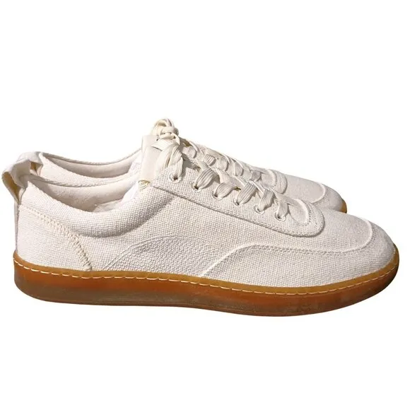 NEW Everlane The Tread-Bare Sneaker in Canvas/Off-White, Womens 10/Mens 8