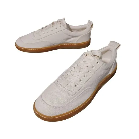 NEW Everlane The Tread-Bare Sneaker in Canvas/Off-White, Womens 10/Mens 8