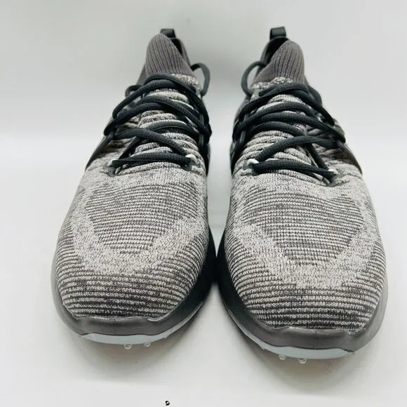 NEW FootJoy Golf Shoes Mens 8 Wide HyperFlex Gray Charcoal Cleats Sneakers