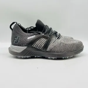 NEW FootJoy Golf Shoes Mens 8 Wide HyperFlex Gray Charcoal Cleats Sneakers