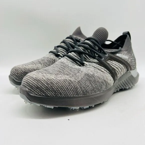 NEW FootJoy Golf Shoes Mens 8 Wide HyperFlex Gray Charcoal Cleats Sneakers