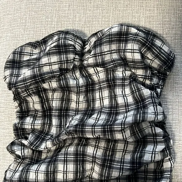 NEW Free People Brandie Plaid Midi