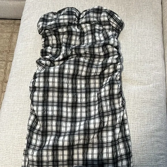 NEW Free People Brandie Plaid Midi