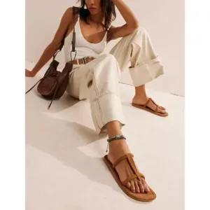 new FREE PEOPLE Hadden Sandals / Cinnamon