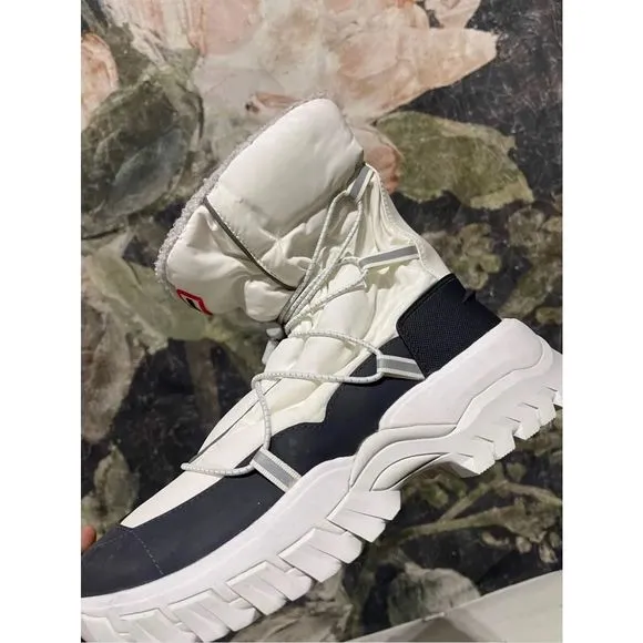 New Free People Hunter Recycled Poly Snow Boots White Size 11