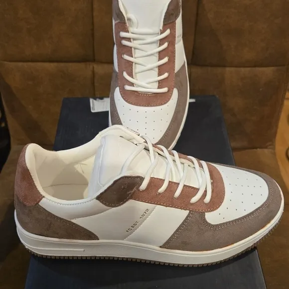 NEW!! French Connection Brie Court Women's Lace-up Sneakers Multi Retro