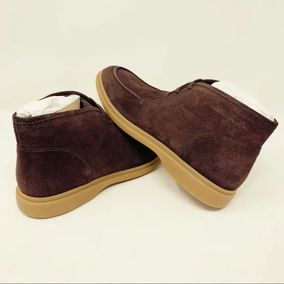 New George Brown Foster Suede Lace-Up Chukka Boots Tmoro