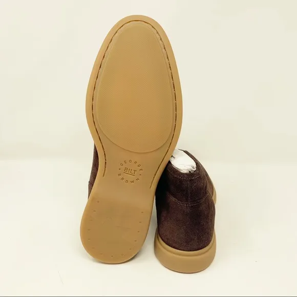 New George Brown Foster Suede Lace-Up Chukka Boots Tmoro