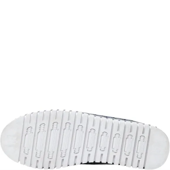 NEW ILSE JACOBSEN women's platform tulip slip-on in blue cloud