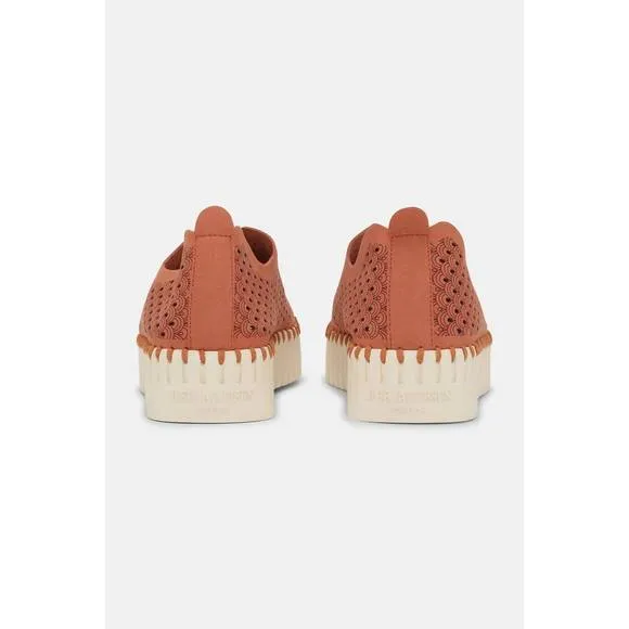 NEW ILSE JACOBSEN women's platform tulip slip-on in light brick