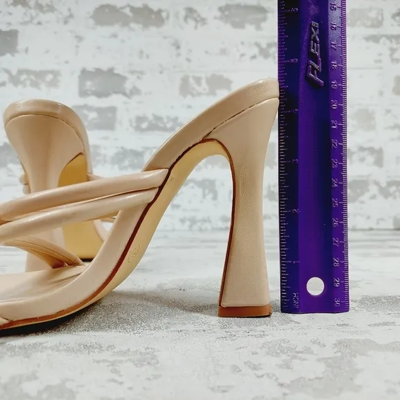 New Journee Collection Louisse Vegan Leather Dress Sandals F4