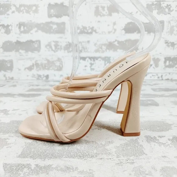 New Journee Collection Louisse Vegan Leather Dress Sandals F4