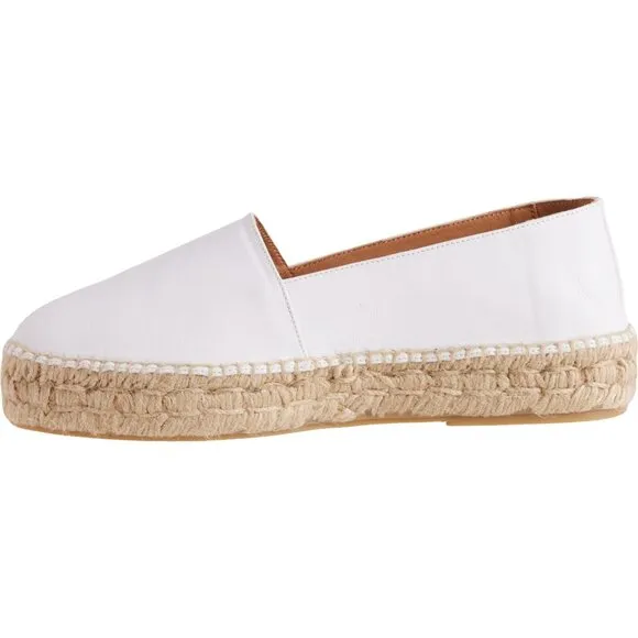 NEW JUTELIA Made in Spain Espadrilles - Leather  For Women white 563sn