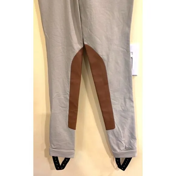 NEW Kerrits Kids XL Crossover Extended Knee Patch Jodhpurs Breeches Riding Pants