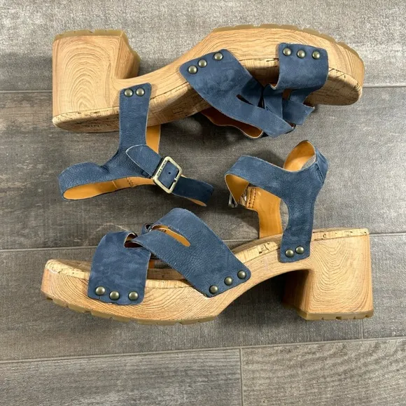NEW Kork-Ease Tia Leather Platform Sandals
