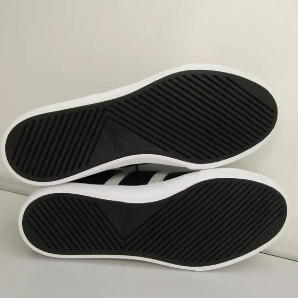NEW LACOSTE Womens Grad Vulc 120 Sneakers Casual Flat Round Toe Low-Rise Size 6