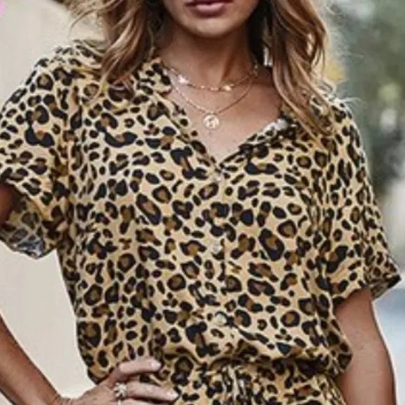 NEW Leopard Print Midi Dress Animal Print Midi Summer Bohemian Resort Mobwife