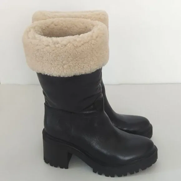 New Marc Fisher Lug Sole Booties Size 7