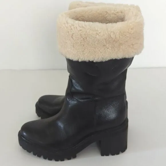 New Marc Fisher Lug Sole Booties Size 7