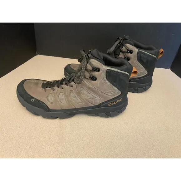 New! Mens OBOZ Sawtooth X Mid Brown/Black Hiking Boots. Size 11. Awesome Boots!