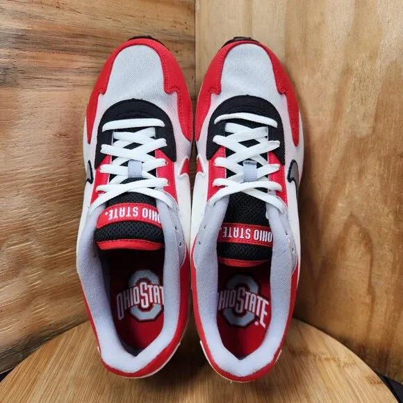 New Nike Air Max Solo Ohio State Buckeyes Mens Sneakers Size 8 Running Shoes