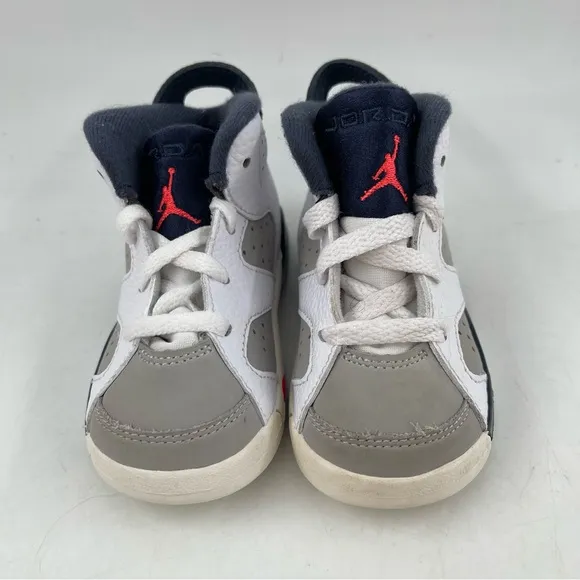 NEW! Nike Kids Air Jordan 6 Retro Tinker (TD) - Size 7 Child -  White Sneakers