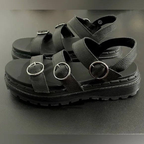 New Skechers Jammers Lite 2.0 Gladiator Sandals Poppin Lightweight Black