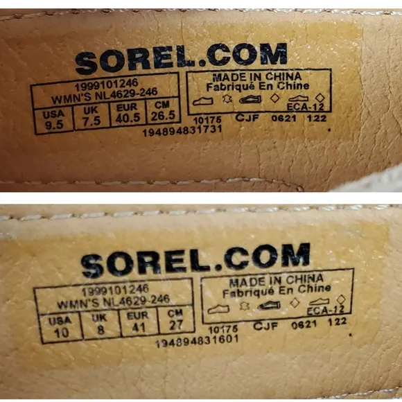 New Sorel Cameron flatform lace wedge gladiator sandals honest beige y2k 90s