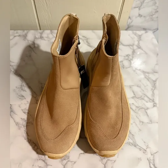 NEW SOREL Kinetic Breakthru Acadia WP Boot Women's Sorel Tan Ankle Boots 10.5
