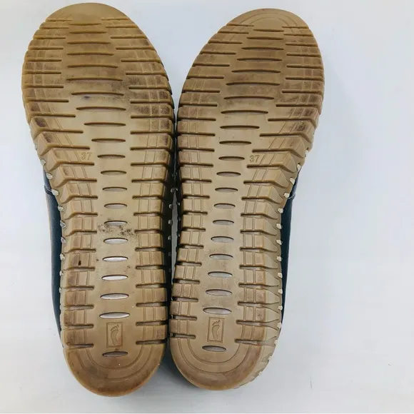 New Spring Step Tispea Leather Wedge Loafers