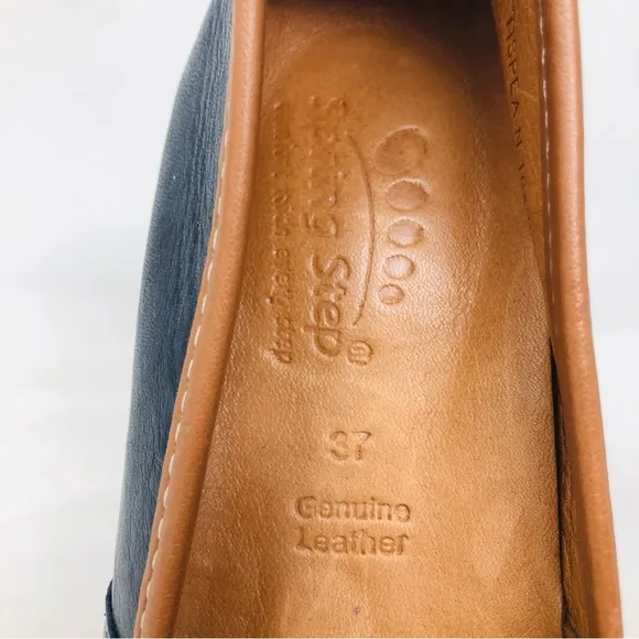 New Spring Step Tispea Leather Wedge Loafers