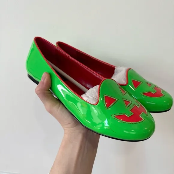 NEW STRANGECVLT LYDIA JACK O LANTERN FLATS POISON APPLE Sz 7
