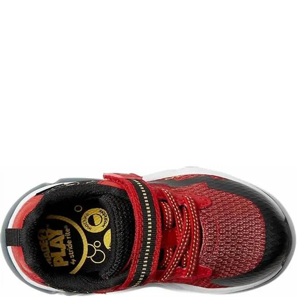 NEW STRIDE RITE kids m2p lightning sneaker in red