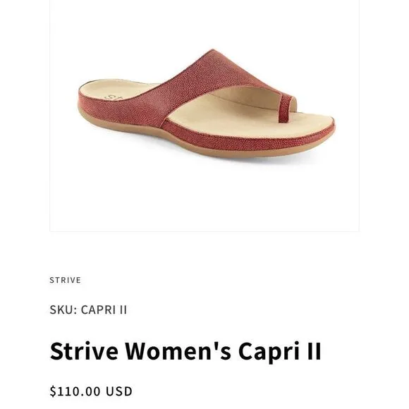 NEW STRIVE women's capri ii sandals in Blush size 10