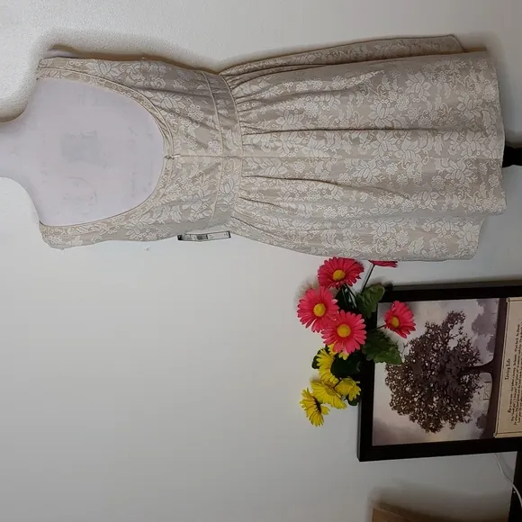NEW Tahari Arthur S. Levine McNally Dress Gilded Coast Fit &amp; Flare Designer Chic