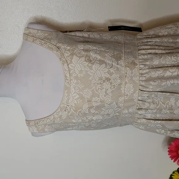 NEW Tahari Arthur S. Levine McNally Dress Gilded Coast Fit &amp; Flare Designer Chic